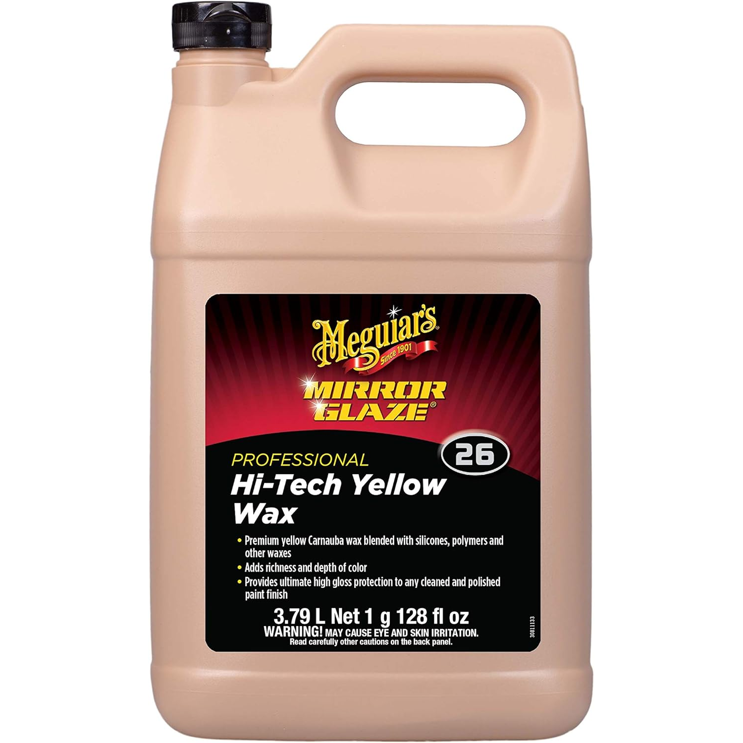 Meguiar’s M2601 Mirror Glaze Hi-Tech Yellow Wax, 1 Gallon, Liquid Online Hot Sale