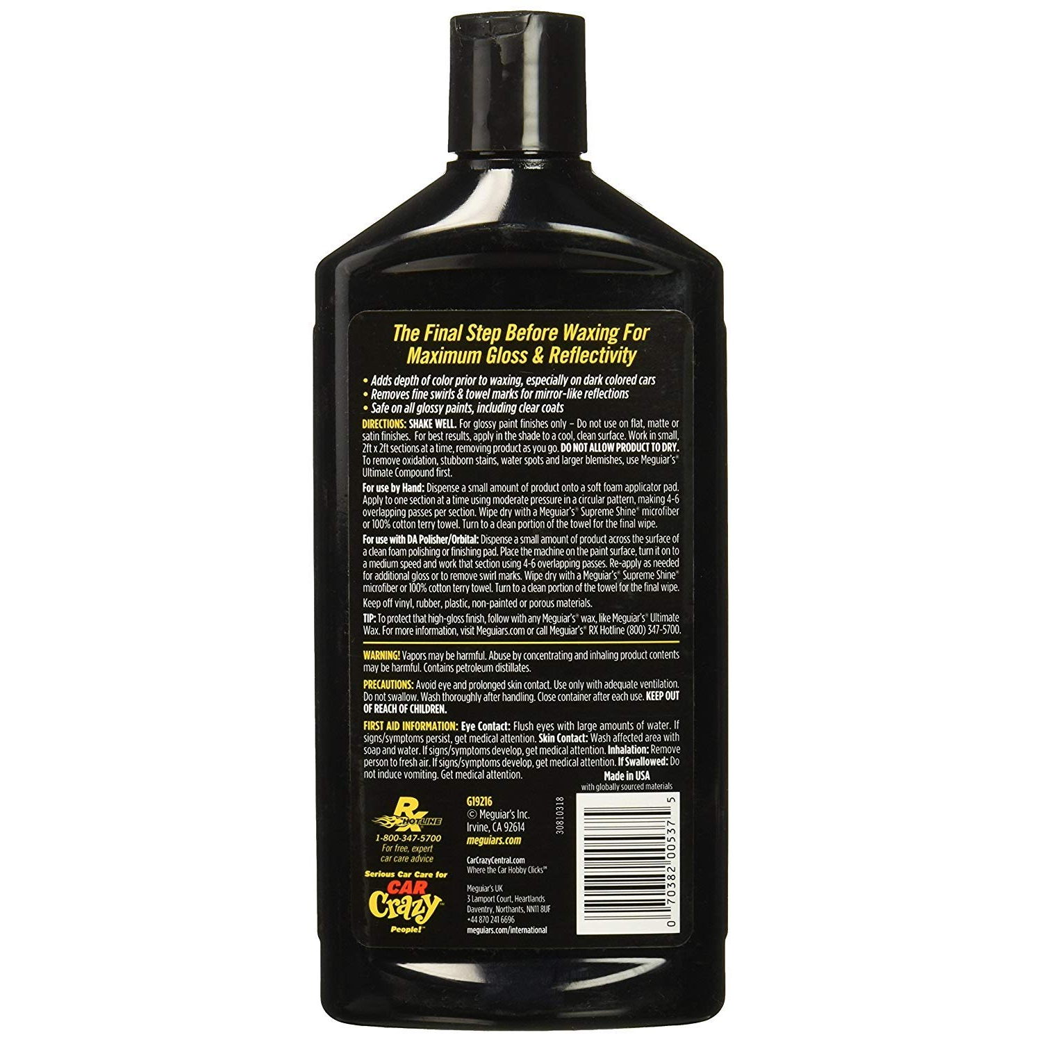 Meguiar’s G19216 Ultimate Polish, 16 .oz Online