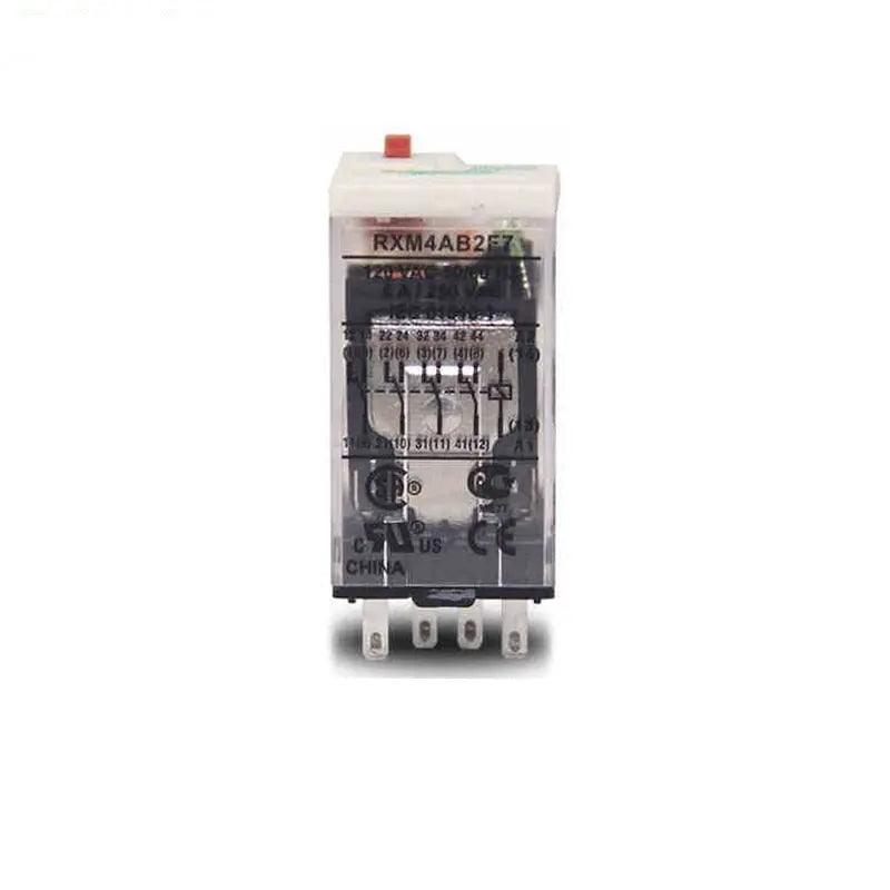 SCHNEIDER-  5pcs/lot RXM Series Miniature Plug-in Relays with LED Supply