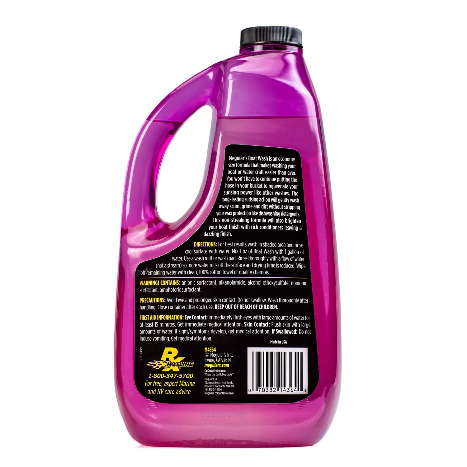 Meguiar’s M4364 Marine/RV Boat Wash, 64 .oz, Liquid Online Hot Sale