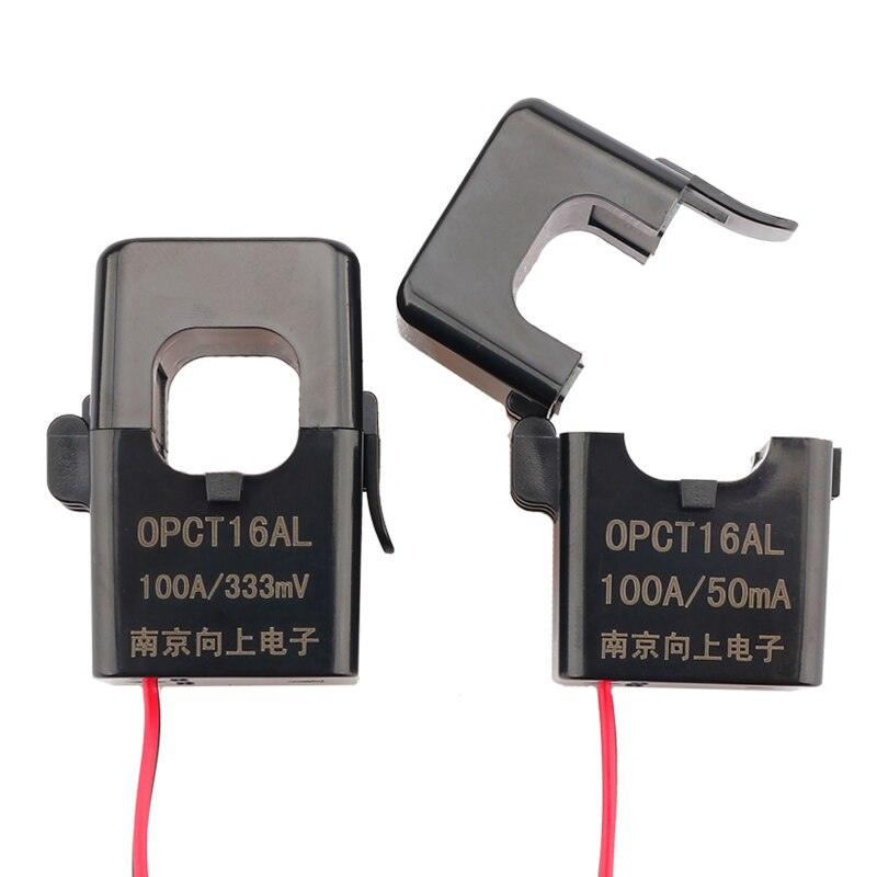small high frequency split core Current Transformer company OPCT16AL 5A 20A 50A 333mV 100A 3.3V AC Open type ct mva ferrite core Sale