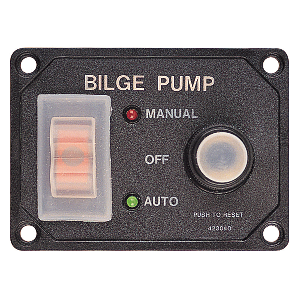Sea-Dog Splash Guard Bilge Pump Panel w/Circuit [423046-1] Online Hot Sale