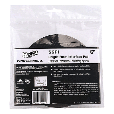 Meguiar’s Unigrit Foam Interface Pad, 6 in. Discount