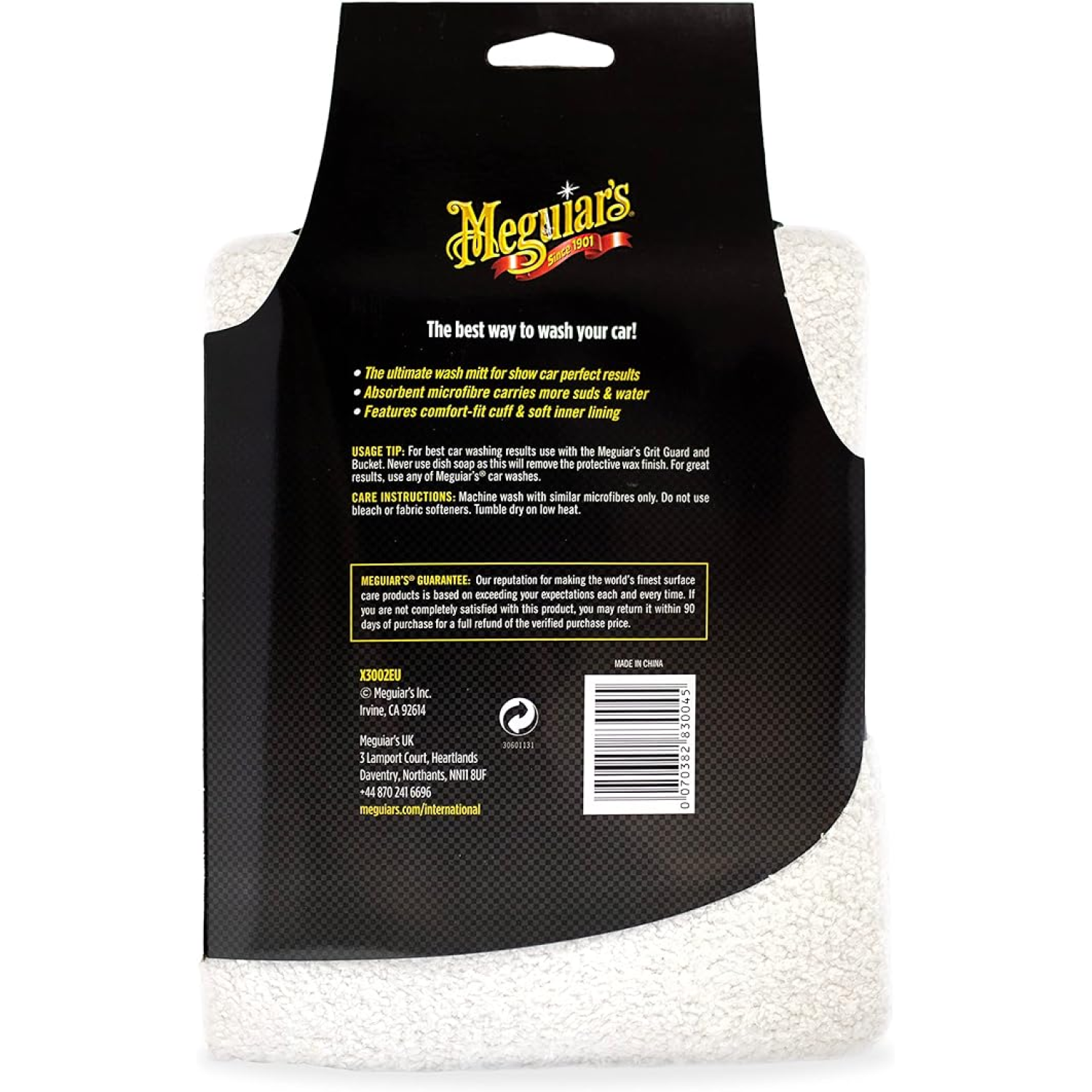 Meguiar’s X3002 Microfiber Wash Mitt Hot on Sale