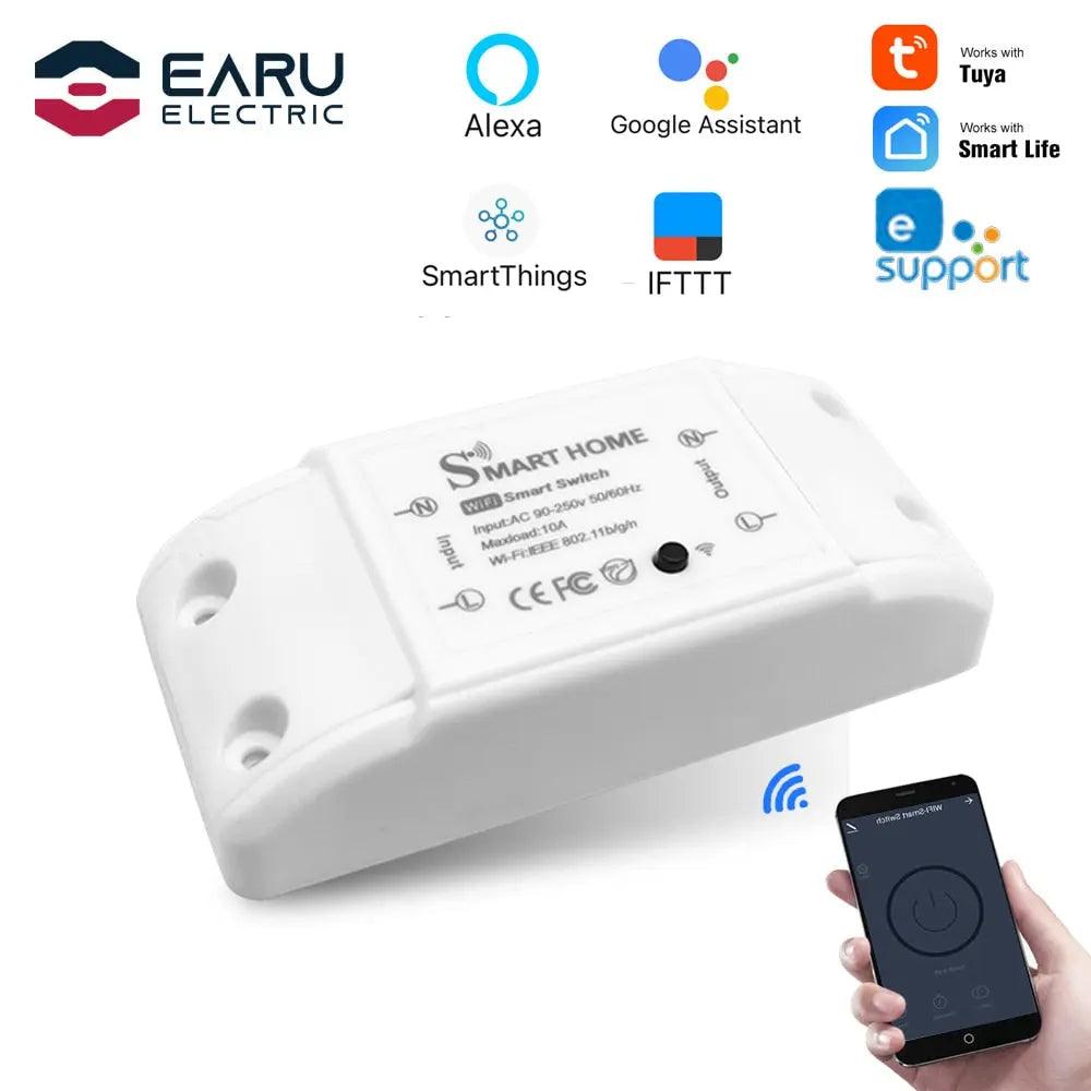 Smart Home Wifi Wireless Remote Switch Breaker Light Controller Online Sale