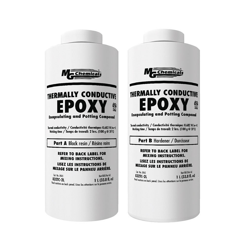 MG Chemical 832TC-40L Thermally Conductive Black Epoxy Encapsulating and Potting Compound, 40 L Fashion