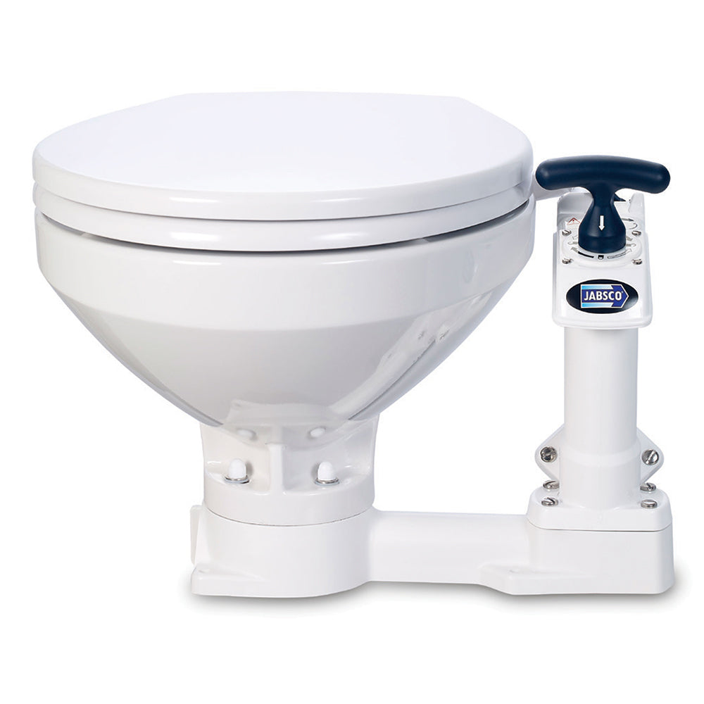 Jabsco Manual Marine Toilet – Regular Bowl w/Soft Close Lid [29120-5100] Supply