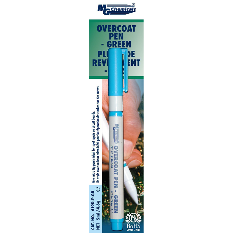 Mg Chemicals 419D-P-GR Green Overcoat Pen on Sale