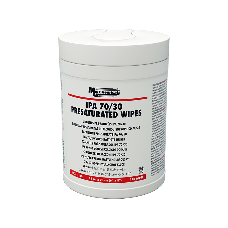 Mg Chemical 8241-110 – Isopropyl Alcohol Wipes For Electronics on Sale