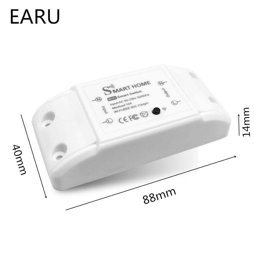 Smart Home Wifi Wireless Remote Switch Breaker Domotica LED Light Controller Module Alexa Google Home Smartlife Tuya eWelink APP Sale