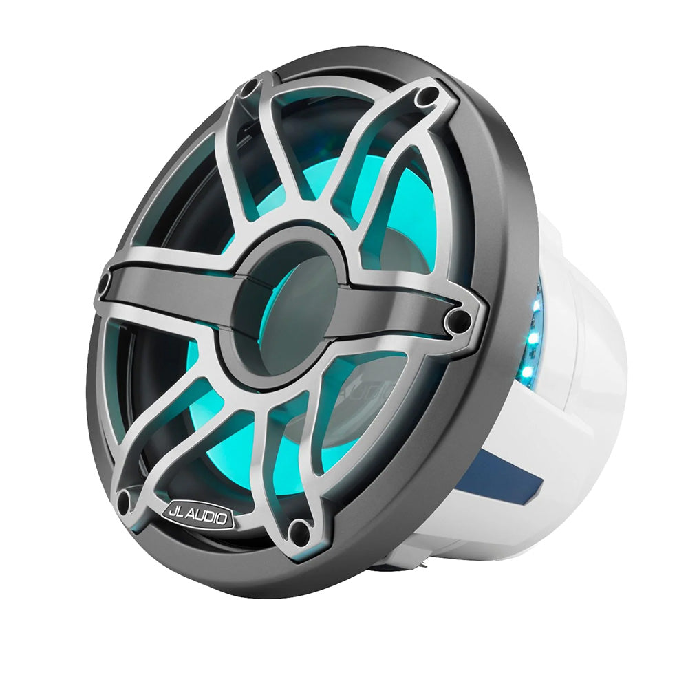 JL Audio M6 10″ Marine Subwoofer w/Titanium Sport Grille  Transflective LED Lighting – M6-10W-S-GmTi-i-4 [010-03491-00] Discount