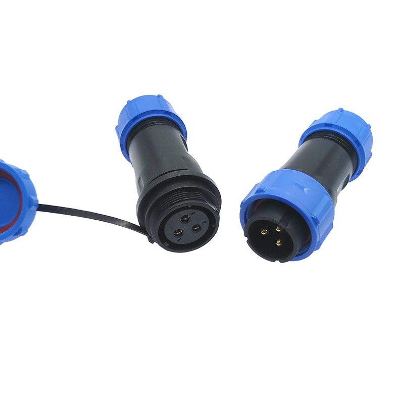 SP2110 SP2111  Waterproof docking connector 2 pin 3pin 4pin 5pin 7pin 9pin 12pin IP68 power cable connector SP21 Online Sale