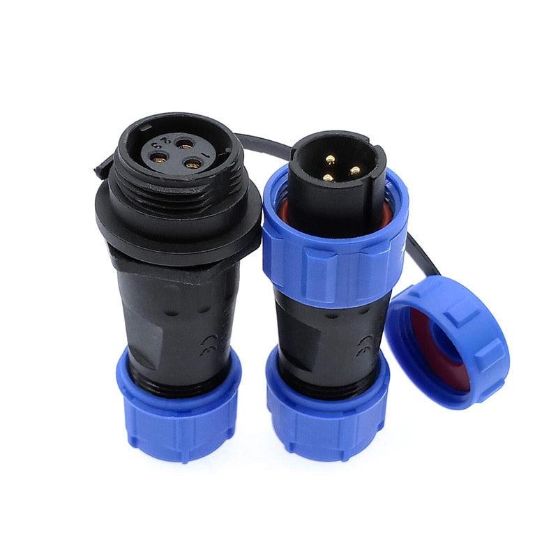 SP1310 SP1311 Waterproof docking connector plug SP13 2pin 3pin 4pin 5pin 6pin 7pin IP68 cable connector Online