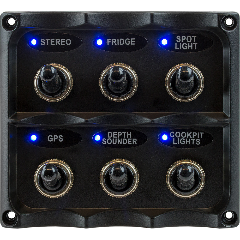 Sea-Dog Water Resistant Toggle Switch Panel [424636-1] Discount