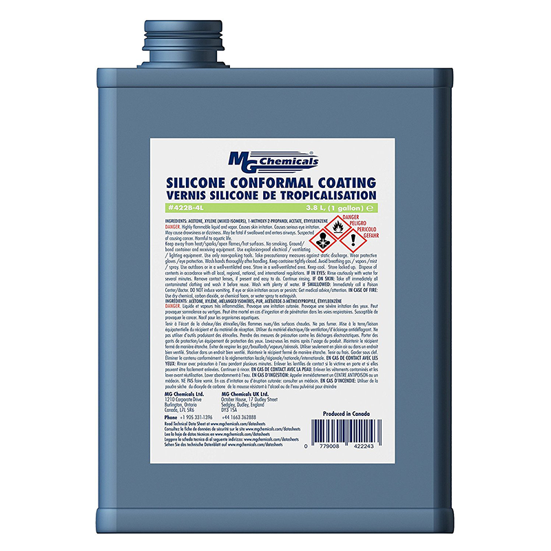 Mg Chemicals 422B-4L Silicone Conformal Coating Online now