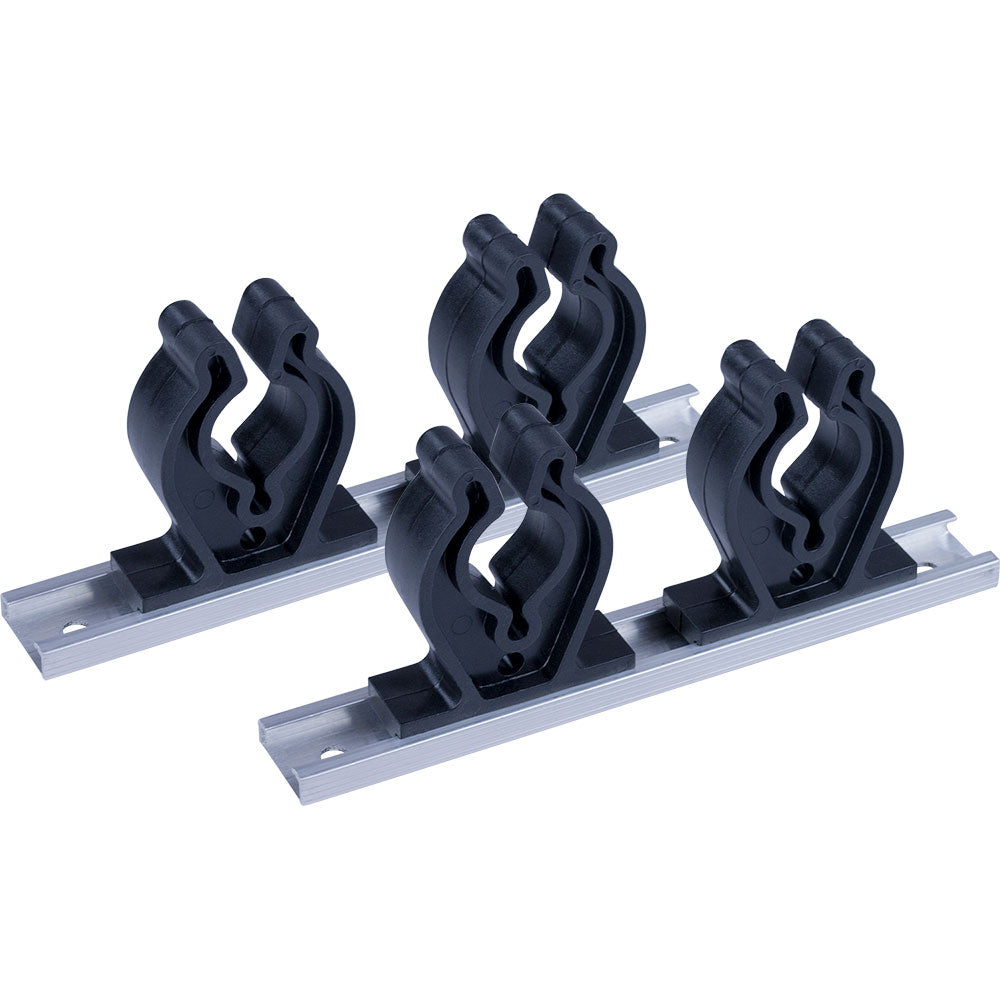 Sea-Dog Track Rod Holder – 7″ Tracks – 4 Rod Clips [325044-1] Online Sale