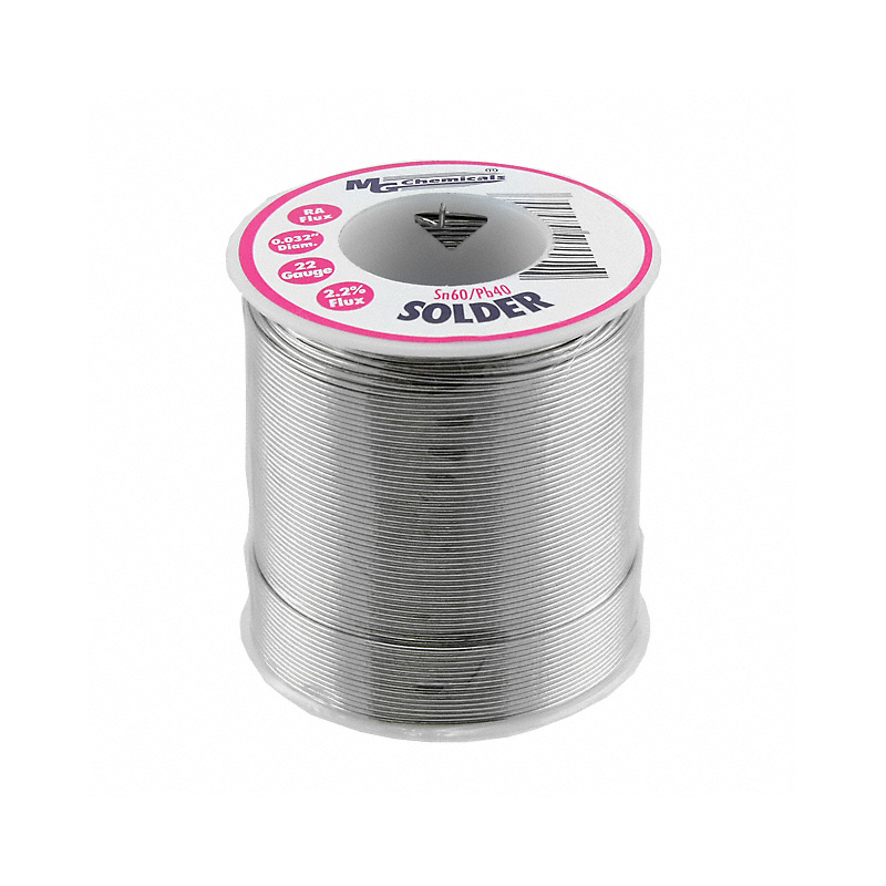 MG Chemicals 4895-454G Sn60/Pb40 Rosin Core Leaded Solder 0.032″ Diameter 1 lbs Spool Online Sale
