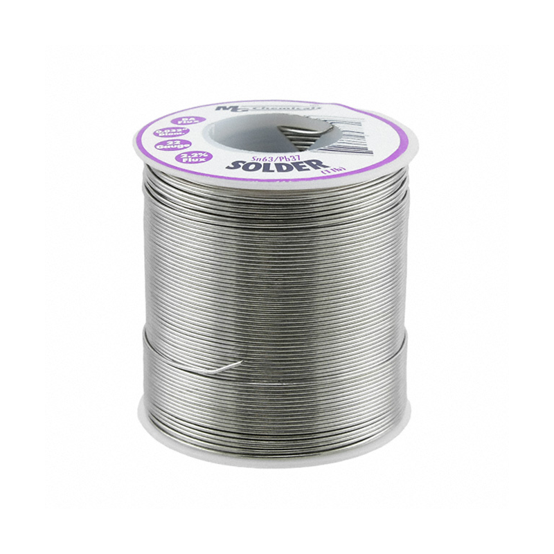 MG Chemicals 4885-454G 4880 Series, Sn63/Pb37 Rosin Core Leaded Solder, 0.032″ Diameter, 1 lb Spool, Amber Supply
