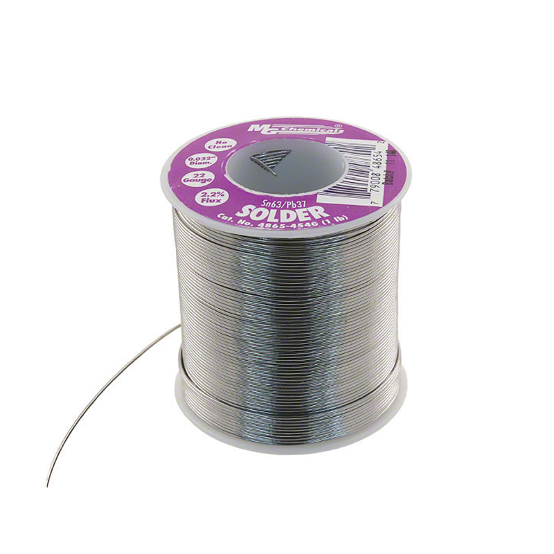 MG Chemicals 4865-454G 4860 Series Sn63/Pb37 No Clean Leaded Solder 0.032″ Diameter 1 lbs Spool Supply