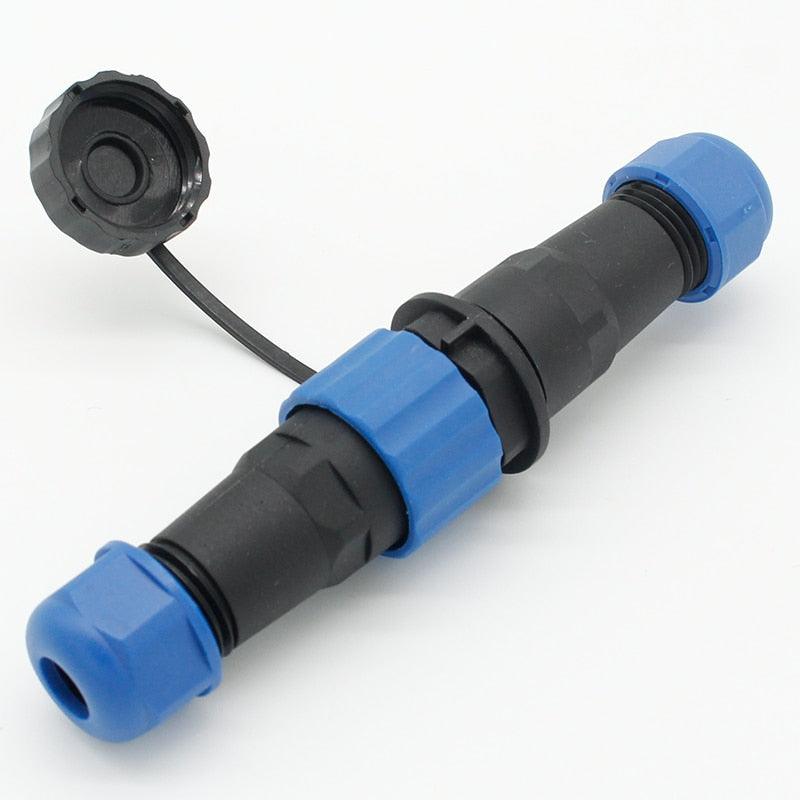 SP16 Waterproof Docking Aviation connector 2/3/4/5/6/7/9Pin IP68 power cable connector Male plug and Femal socket Online Sale