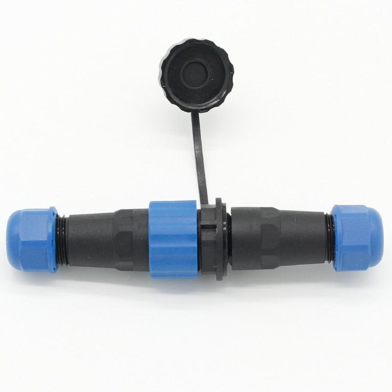 SP16 Waterproof Docking Aviation connector 2/3/4/5/6/7/9Pin IP68 power cable connector Male plug and Femal socket Online Sale