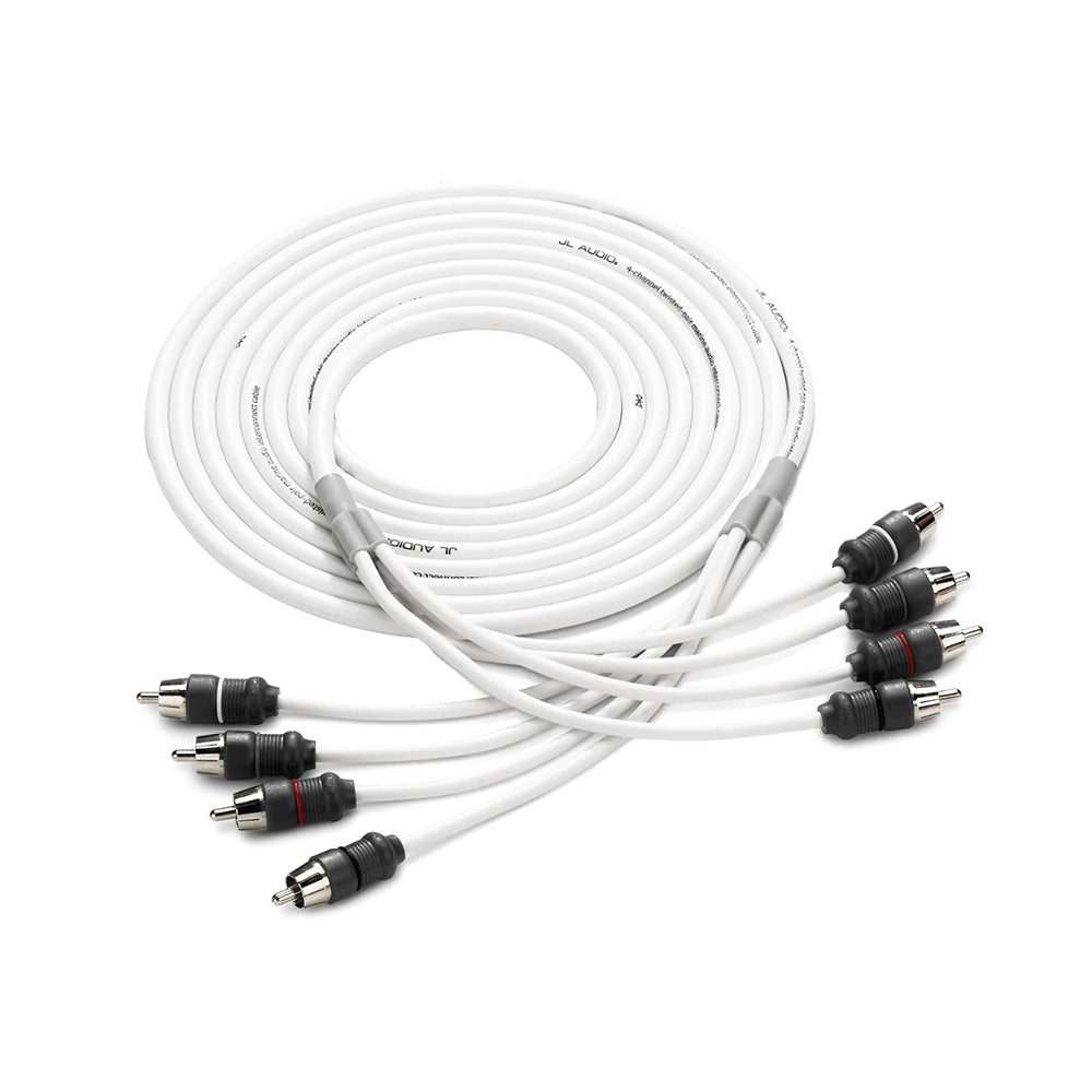 JL Audio 4 Channel 12′ Marine Audio RCA Cable – XMD-WHTAIC4-12 [010-13474-00] Online Sale