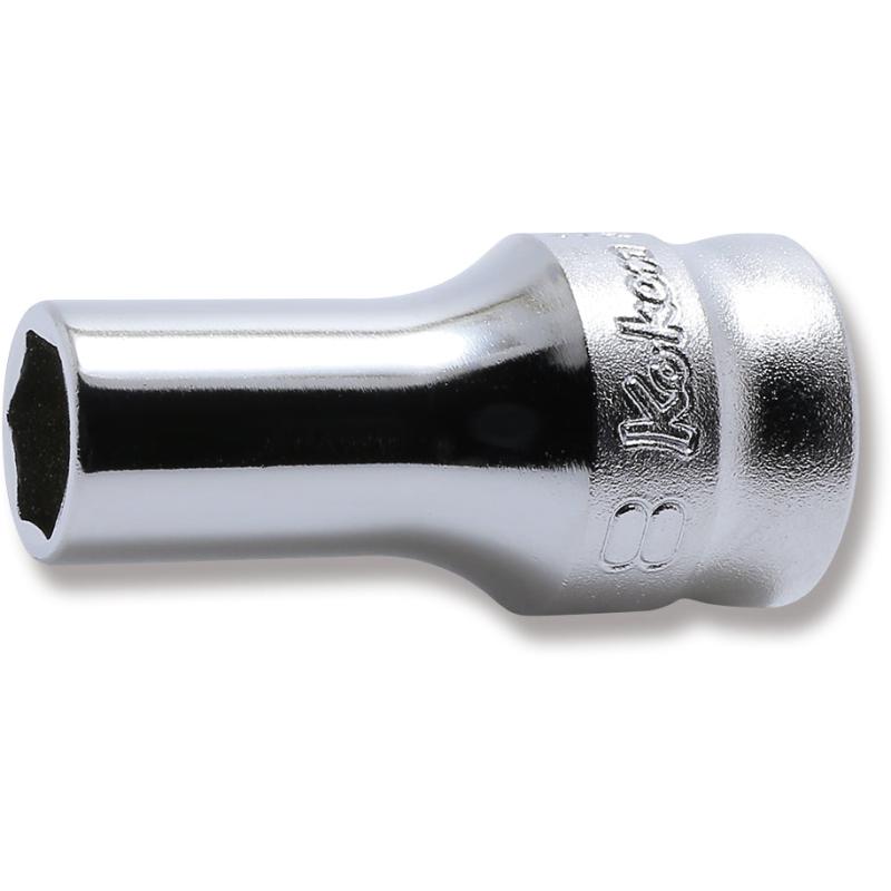 Ko-Ken 3300XZ-8 3/8 Sq. Dr. Socket 8mm 6 point Length 35mm Z-series Fashion