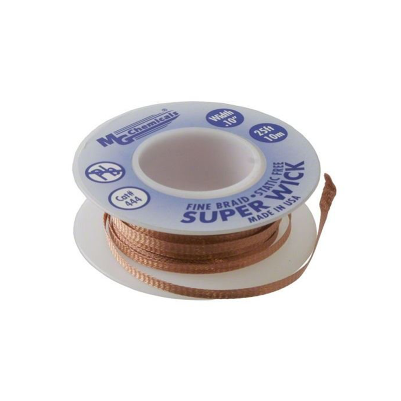 MG Chemicals 444 Fine Braid Super Wick #4 25ft Blue Sale