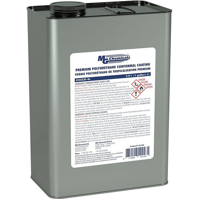 Mg Chemicals 4223F-4L Premium Polyurethane Conformal Coating Online now