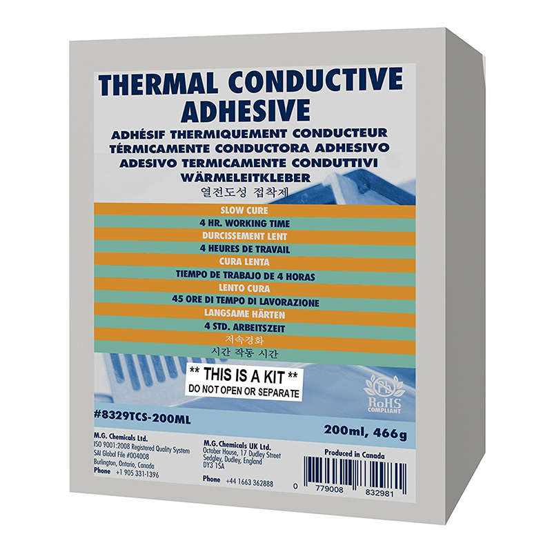 Mg Chemicals 8329TCS-200ML Slow Cure Thermal Conductive Adhesive Online Sale