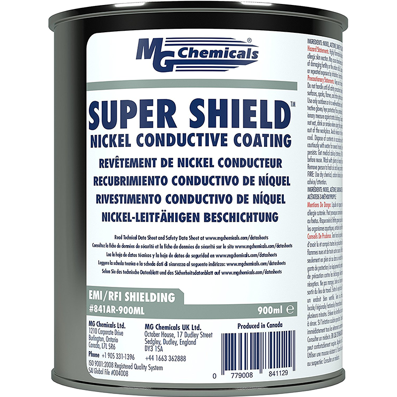 Mg Chemicals 841AR-900ML Super Shield Nickel Conductive Coating, 850 mL Metal Can Online