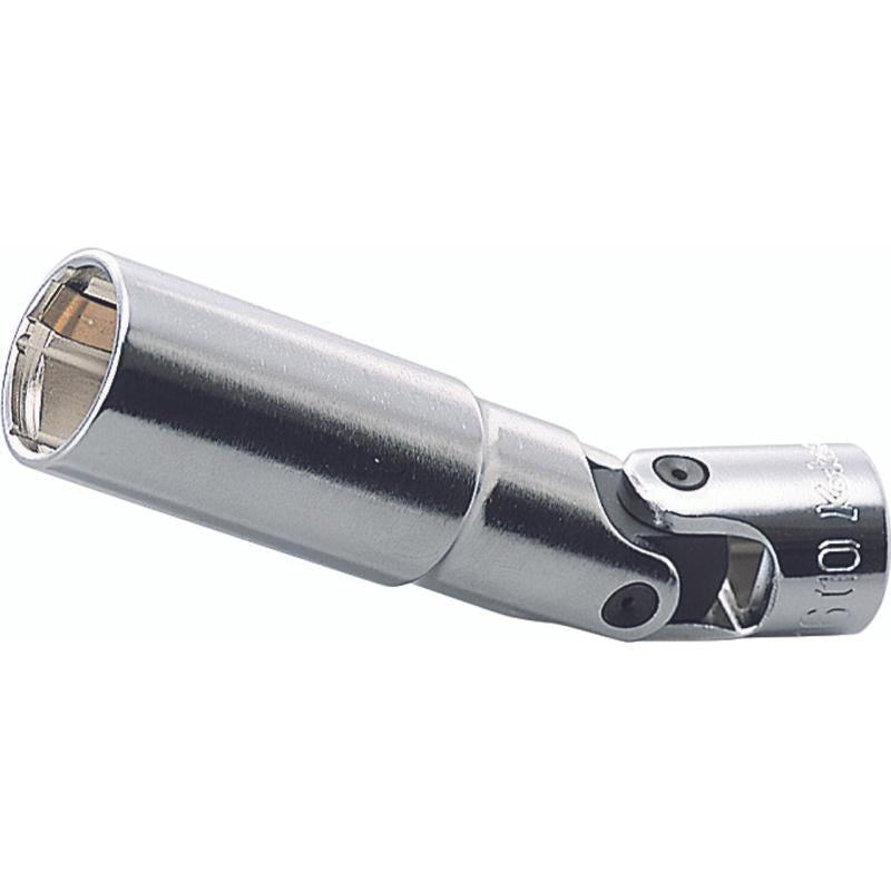 Ko-Ken 3340C-16 3/8 Sq. Dr. Universal Spark Plug Socket 16mm 6 point Length 88mm Spring Clip Online now
