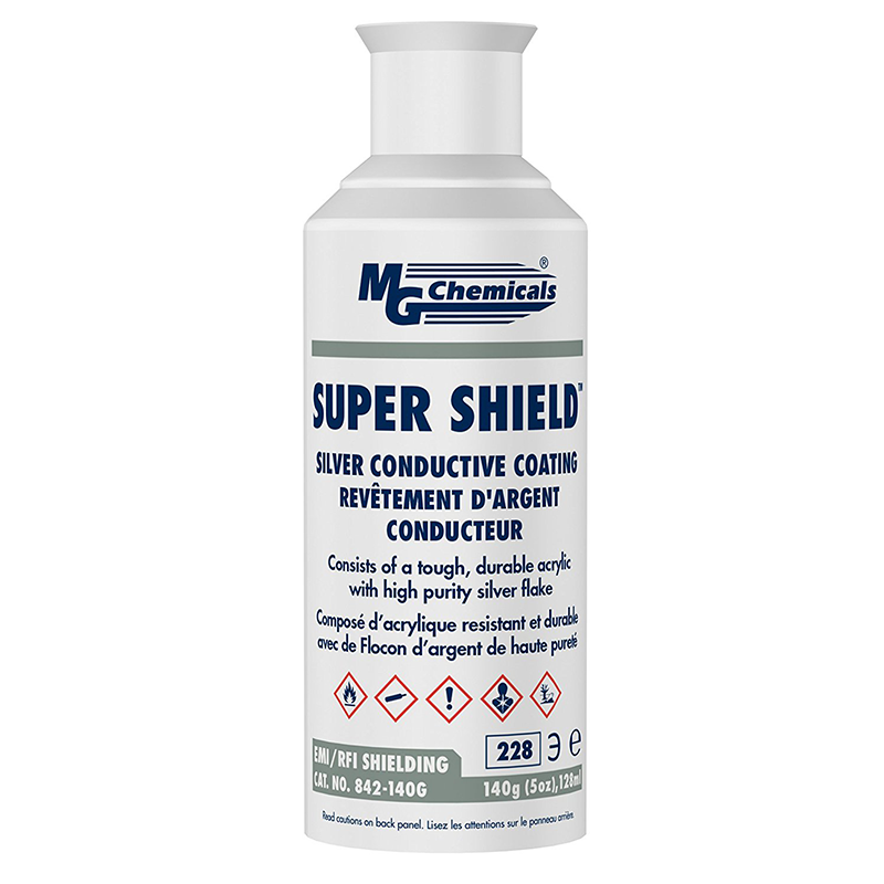 Mg Chemicals 842AR-140G Super Shield Silver Conductive Coating, 5 oz. Aerosol Can Sale