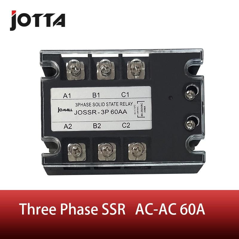 SSR-60AA 60A AC control voltage 80-250VAC  SSR three phase Solid state relay Discount