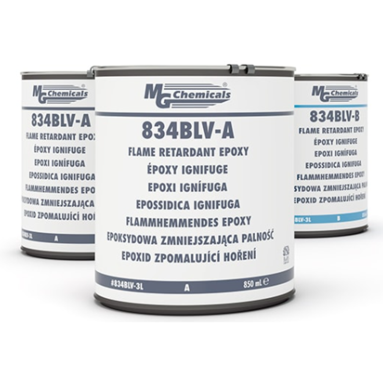 MG Chemicals 834BLV-3L Flame Retardant Epoxy, 3 Can Kit, 2.5 L Hot on Sale