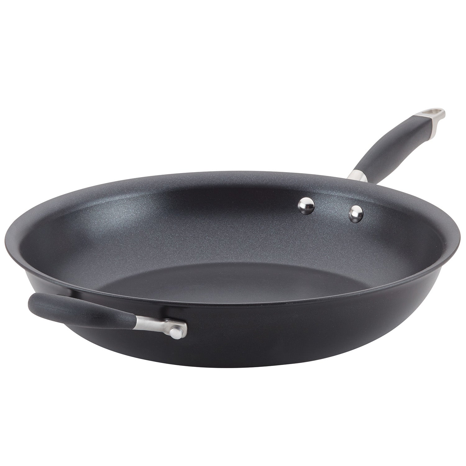 Anolon Advanced Home Hard-Anodized Nonstick Frying Pan with Helper Handle, 14.5-Inch, Onyx Discount