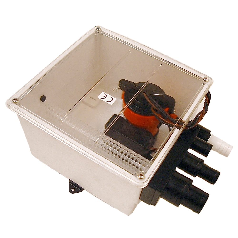 Johnson Pump 1000 GPH Multi Port Shower Sump Pump 12V w/Switch [57151] Supply