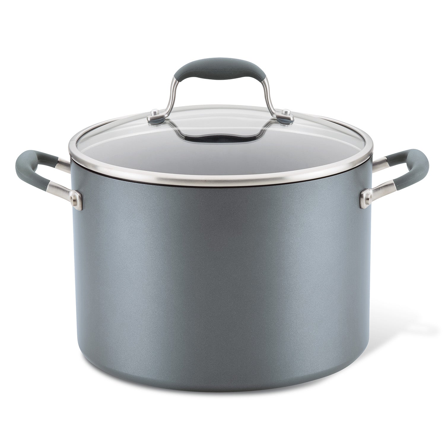 Anolon Advanced Home Hard-Anodized Nonstick Stockpot with Lid, 10-Quart, Moonstone Online now