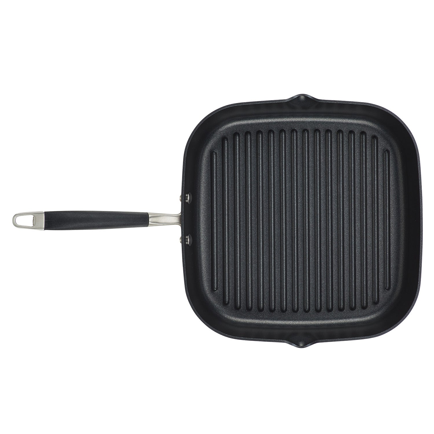 Anolon Advanced Home Hard-Anodized Nonstick Deep Square Grill Pan, 11-Inch, Onyx Discount
