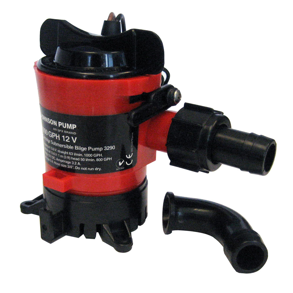Johnson Pump 1000 GPH Bilge Pump 3/4″ 12V Dura Ports [32903] Sale