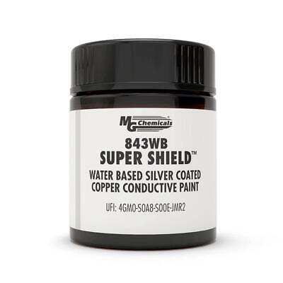 MG Chemicals 843WB-15ML Super Shield Water Based Silver Coated Copper Print Supply