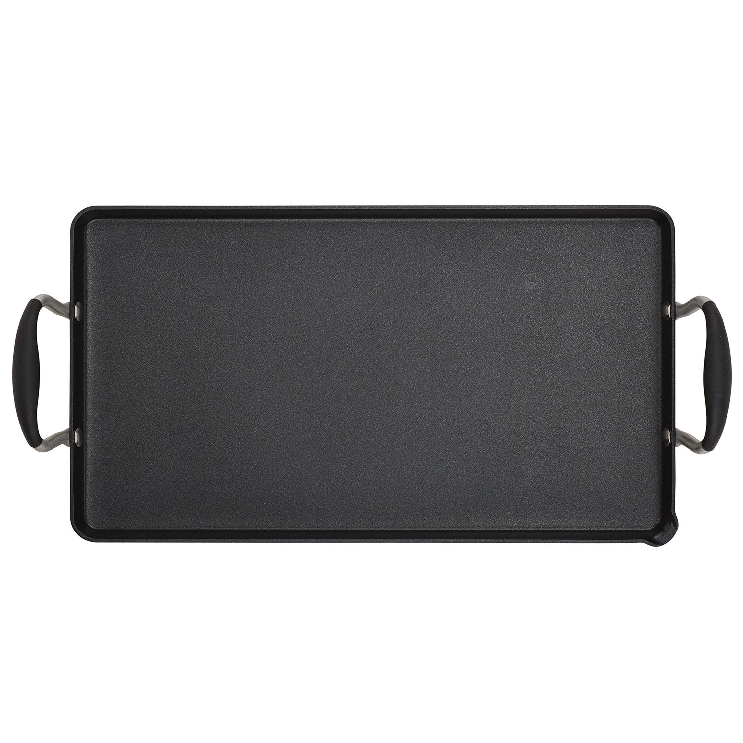 Anolon Advanced Home Hard-Anodized Nonstick Double Burner Griddle, 10-Inch x 18-Inch, Onyx Online now
