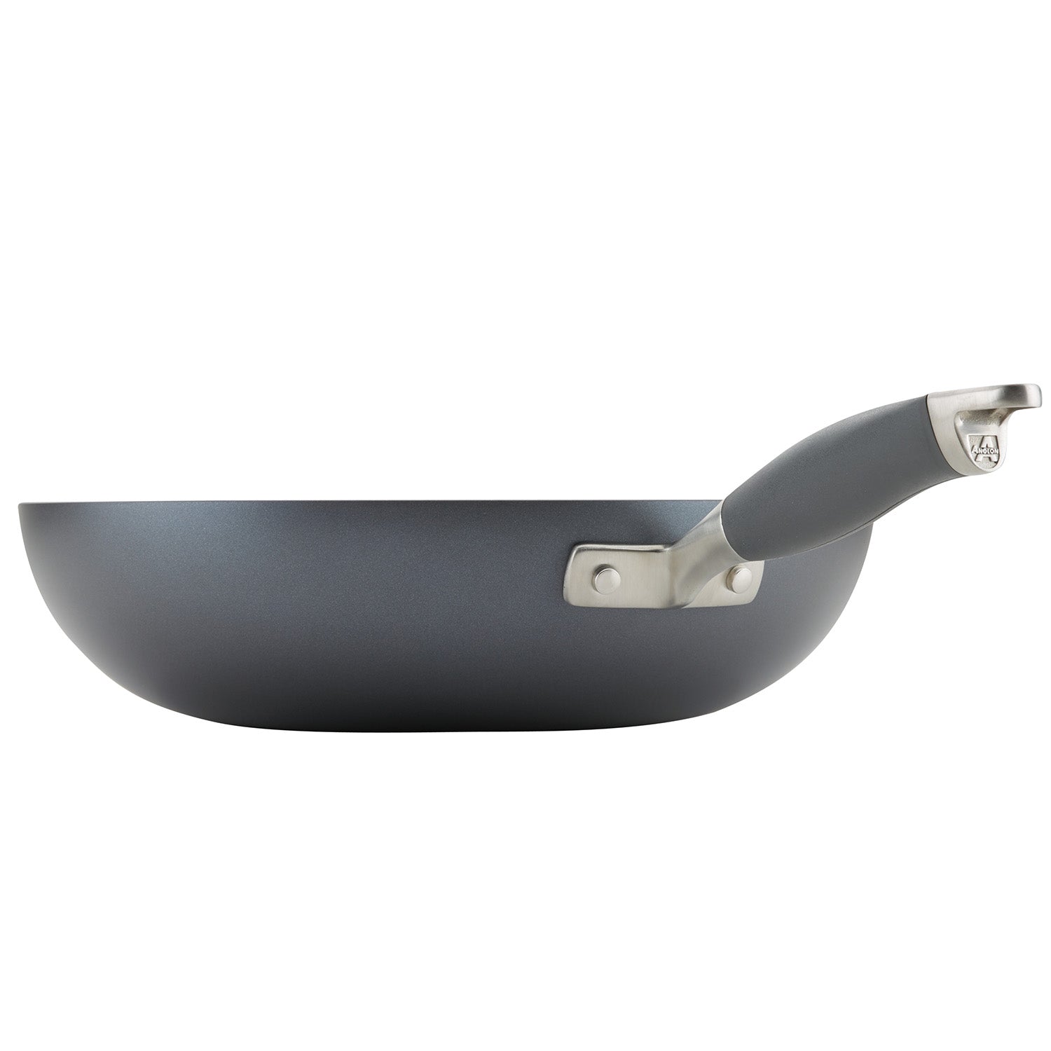 Anolon Advanced Home Hard-Anodized Nonstick Stir Fry Pan, 12-Inch, Moonstone Sale