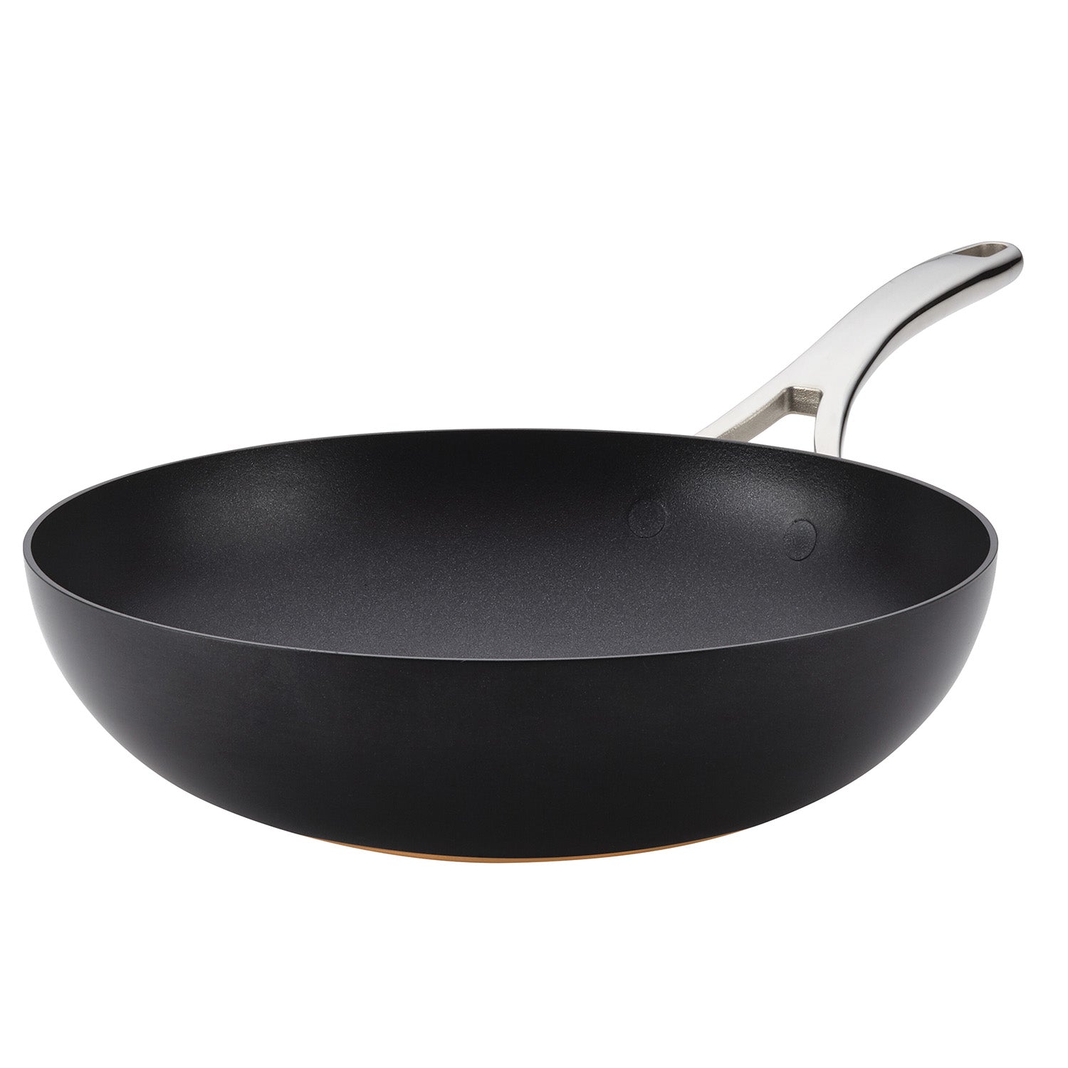 Anolon Nouvelle Copper Luxe Hard-Anodized Nonstick Stir Fry, 12-Inch, Onyx Sale