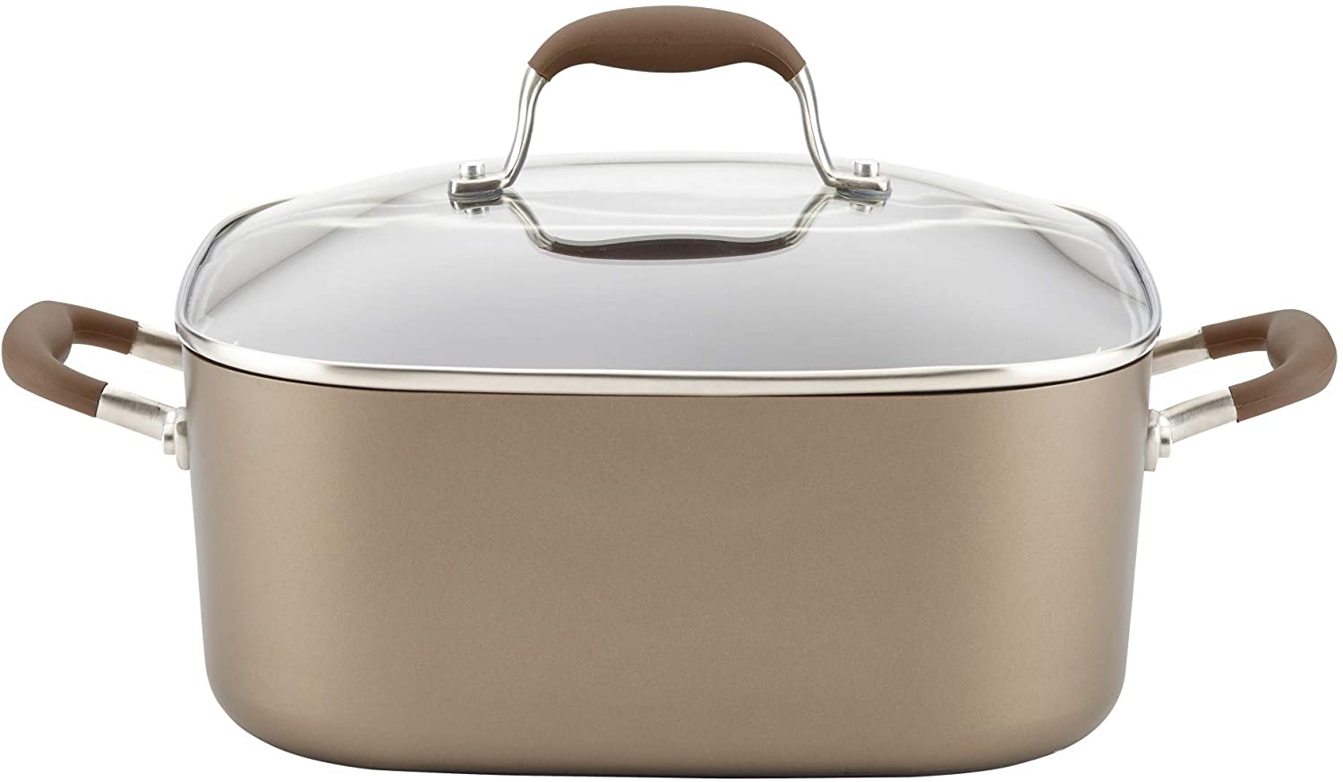 Anolon Advanced Umber Hard-Anodized Nonstick 7-Quart Covered Square Dutch Oven Online Hot Sale