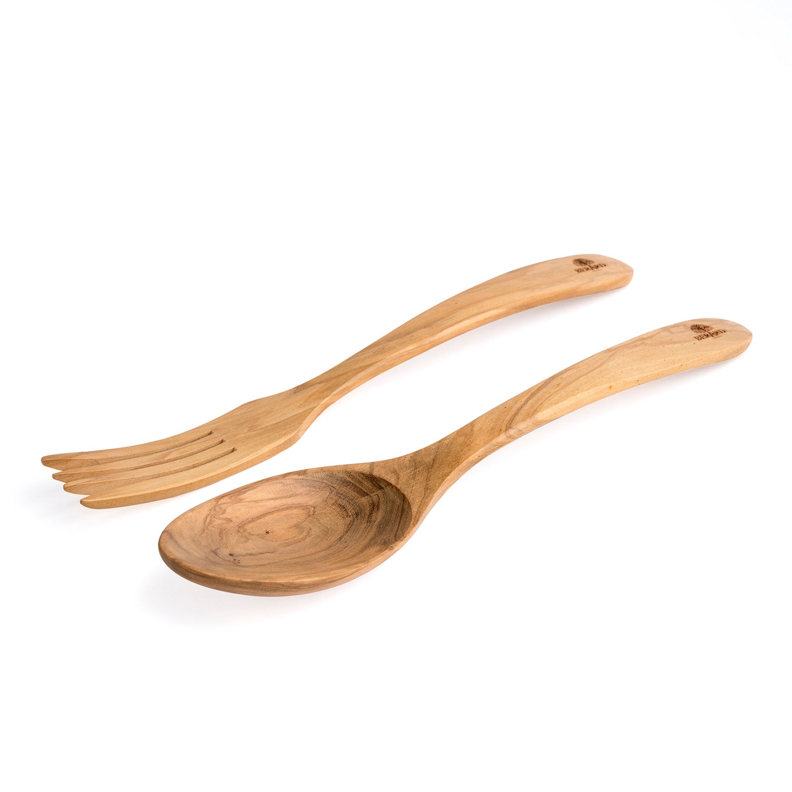 Berard Handcrafted Olive Wood 2 Piece Salad Serving Set, 12 Inch Online Sale