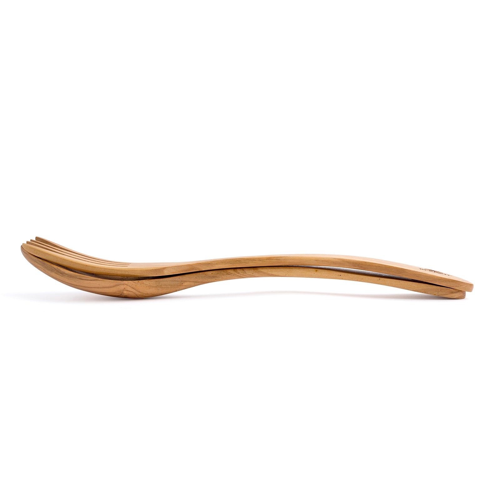 Berard Handcrafted Olive Wood 2 Piece Salad Serving Set, 12 Inch Online Sale