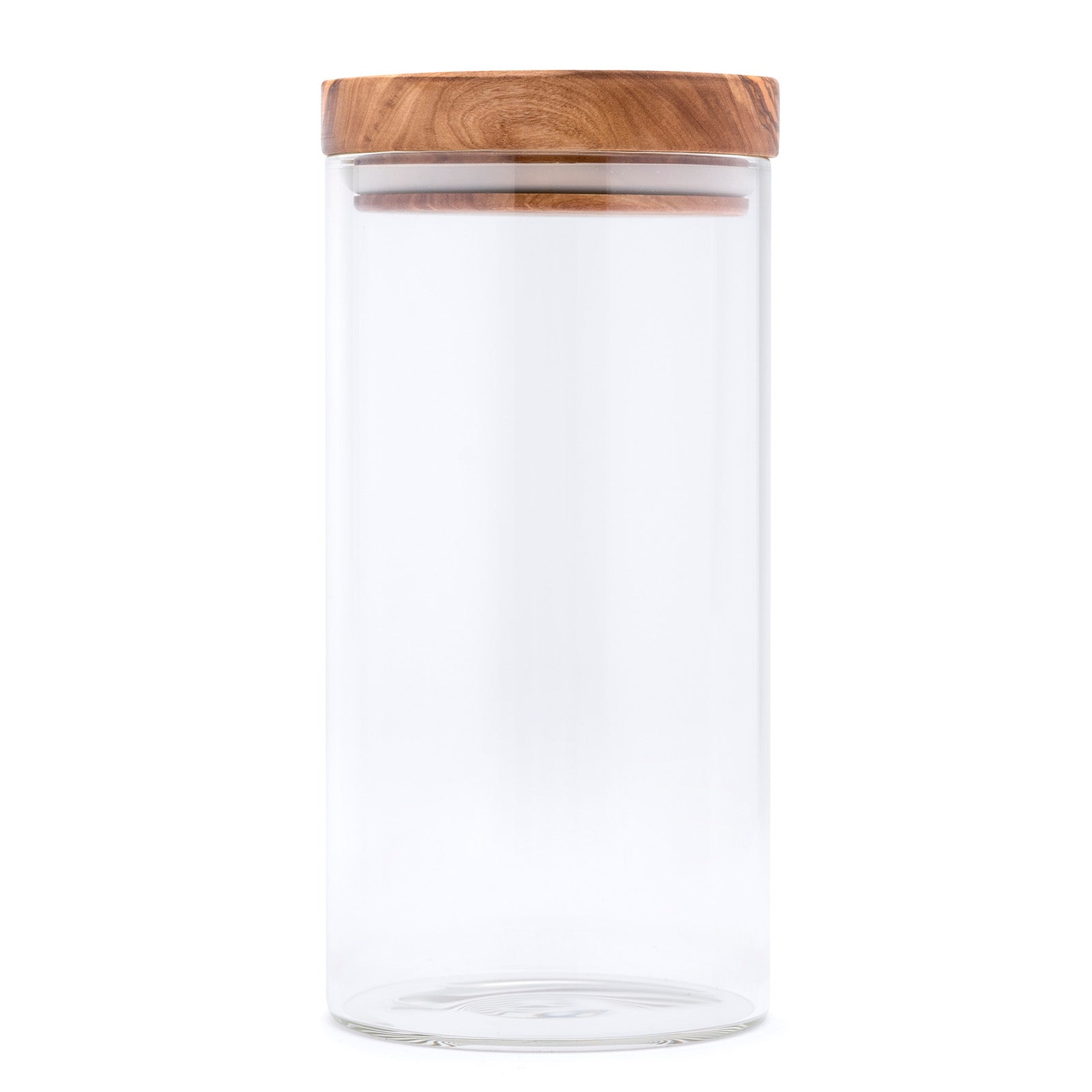 Berard Glass Storage Jar With Olive Wood Lid, 30-ounce Fashion