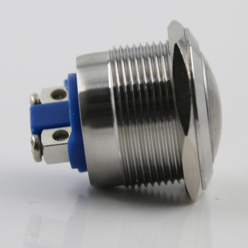 The 22mm Metal Push  Button Switch Reset Button Instant Doorbell Car Horn Waterproof Stainless Steel for Car Auto Engine Start Online Hot Sale