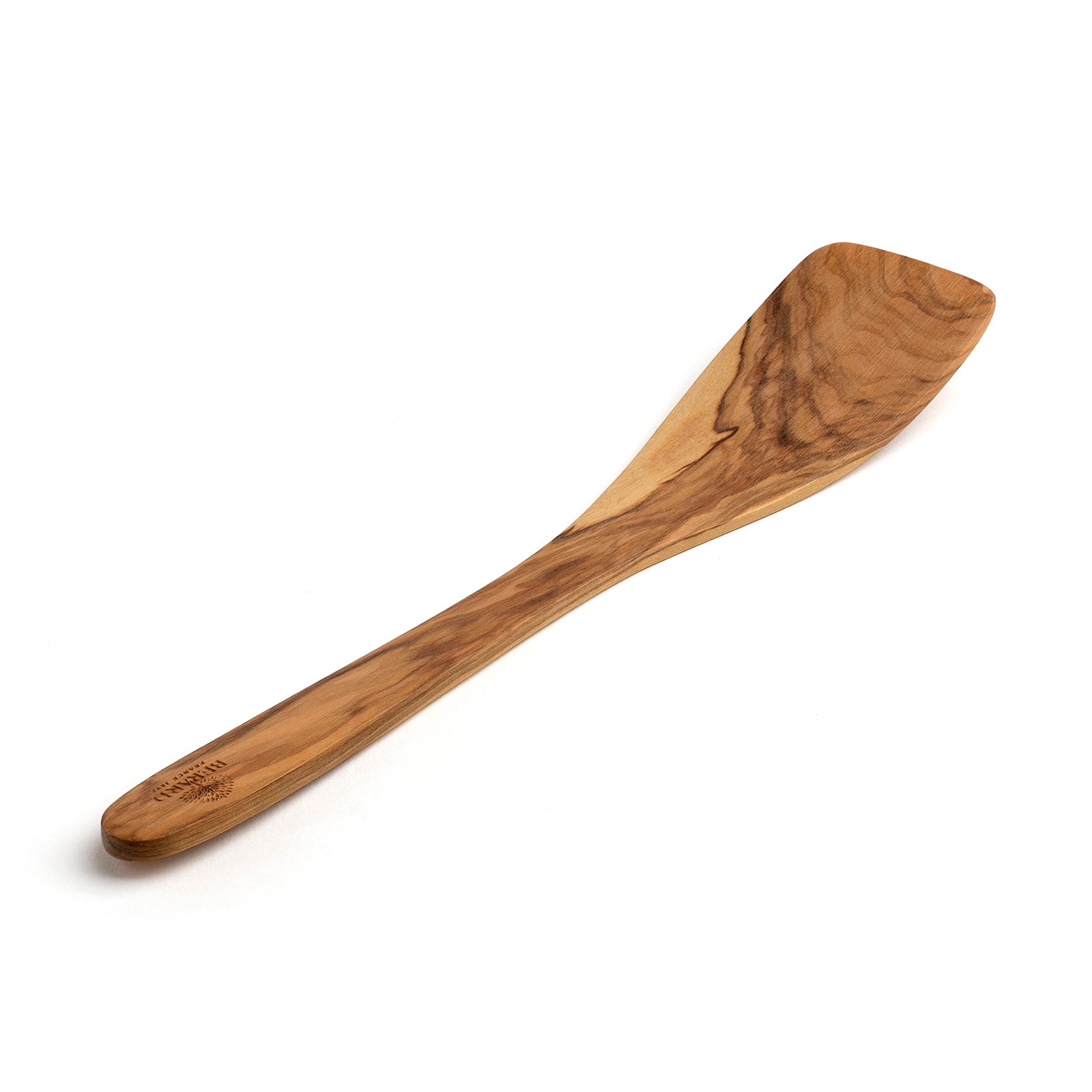 Berard Handcrafted Olive Wood 12 Inch Curved Spatula on Sale